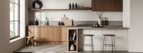 Cocina sin azulejos, ¿es recomendable?